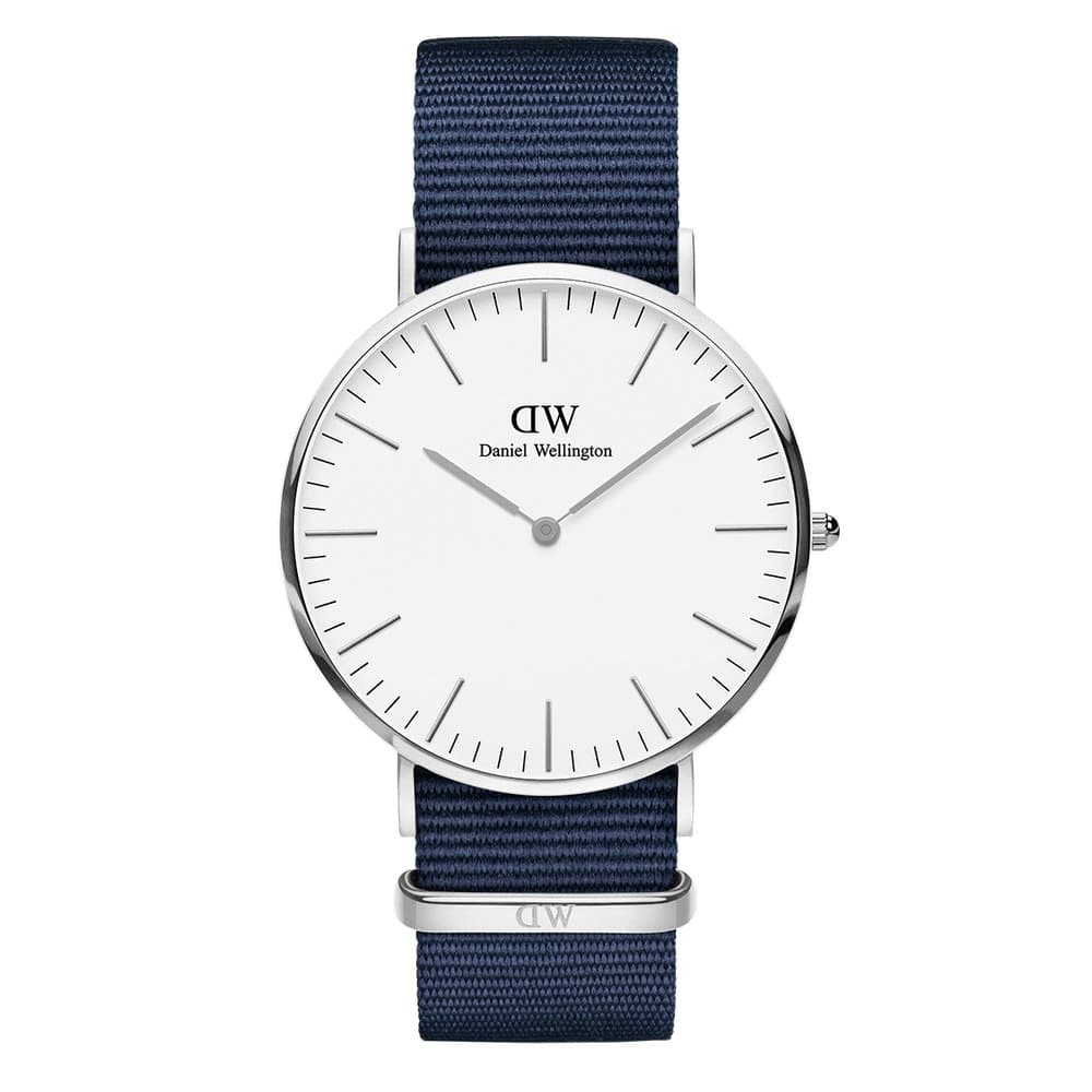 DW00100276 CLASSIC BAYSWATER SILVER 40MM