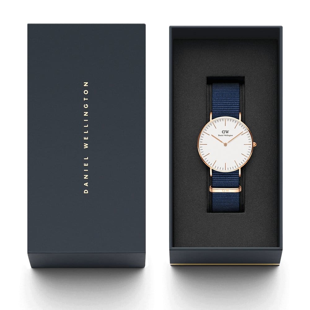 DW00100275 CLASSIC BAYSWATER ROSE GOLD 40MM