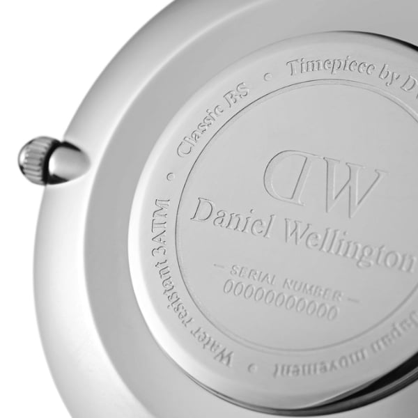 DW00100306 PETITE STERLING SILVER 36MM