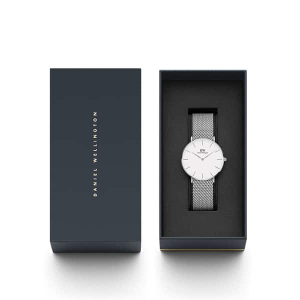 DW00100306 PETITE STERLING SILVER 36MM