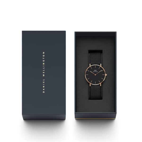 DW00100307 PETITE ASHFIELD ROSE GOLD 36MM