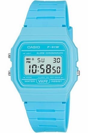 F-91WC-2AEF CASIO TURCHESE UK EDITION