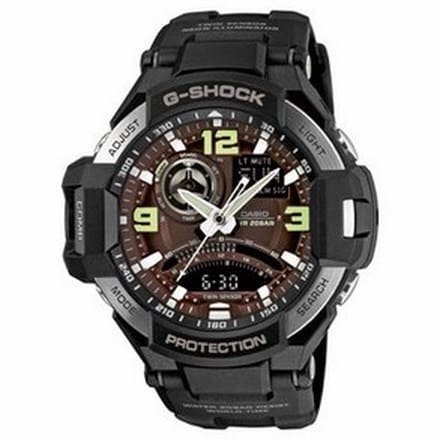 GA-1000-1BER G-SHOCK TWIN SENSOR COMPASS