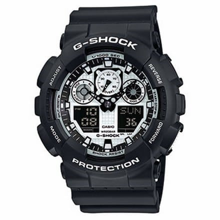 GA-100BW-1AER G-SHOCK DIGI-ANALOGICO BIANCO NERO