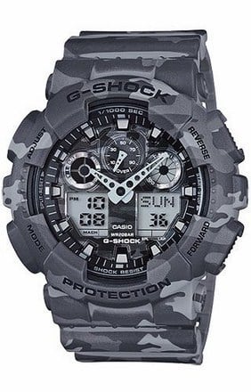 GA-100CM-8AER G-SCHOCK CAMOUFLAGE GRIGIO