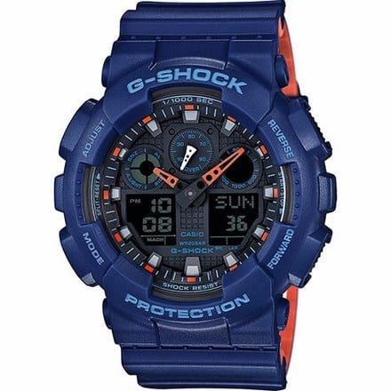 GA-100L-2AER G-SHOCK BLU DOPPIO COLORE