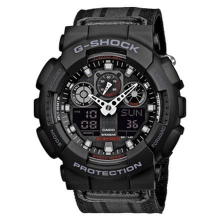 GA-100MC-1AER G-SHOCK TELA NERA
