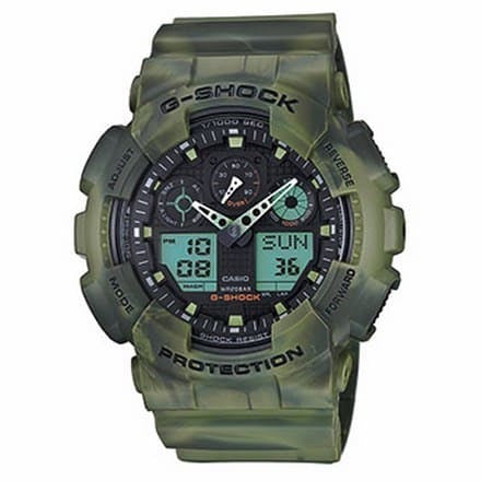 GA-100MM-3AER G-SHOCK VERDE MILITARE CAMOUFLAGE