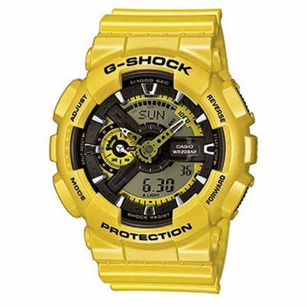 GA-110NM-9AER G-SHOCK GIALLO DIGITALE E ANALOGICO