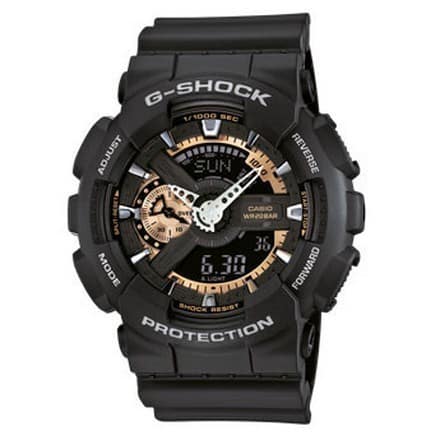 GA-110RG-1AER G-SHOCK NERO INTERNO ORO NUMERI IN