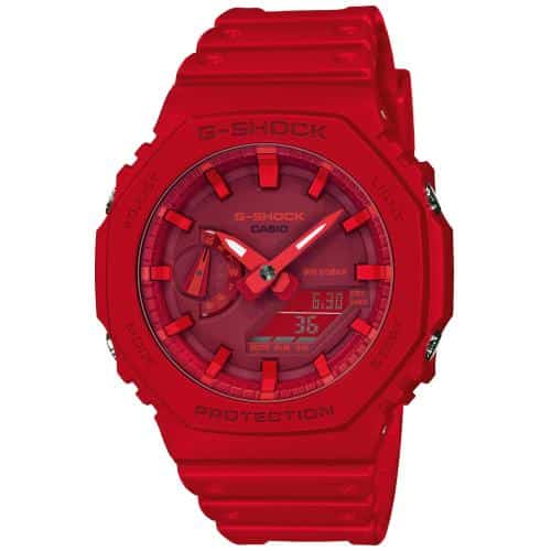 GA-2100-4AER G-SHOCK ROSSO