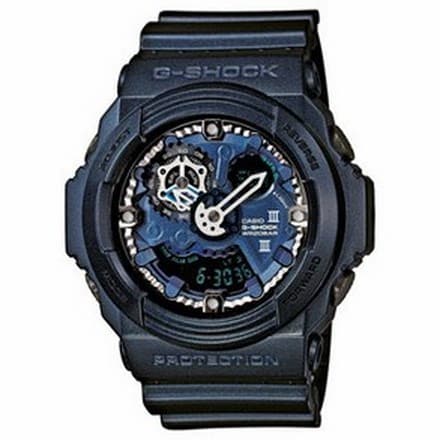 GA-300A-2AER G-SHOCK NERO INTERNO AZZURRO DIGI-ANA