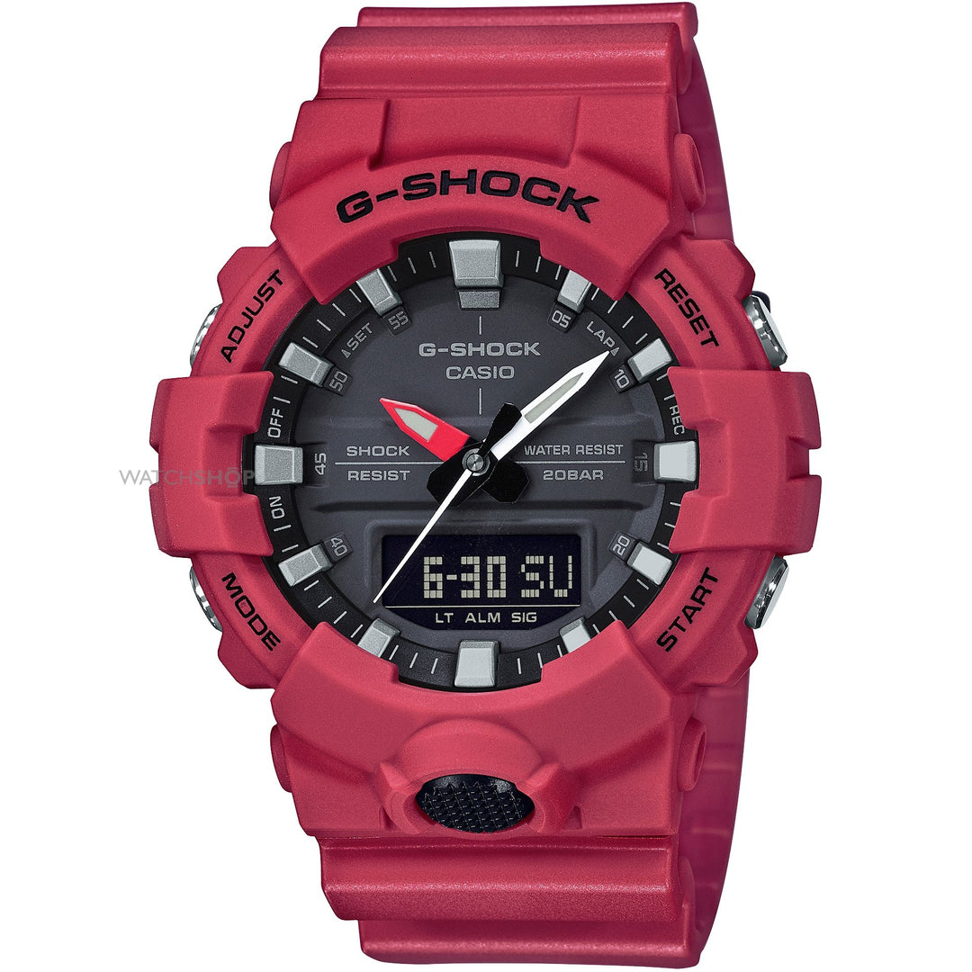 GA-800-4AER G-SHOCK ROSSO INTERNO NERO