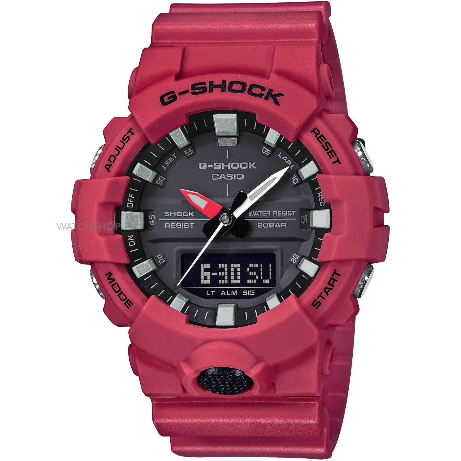 GA-800-4AER G-SHOCK ROSSO INTERNO NERO