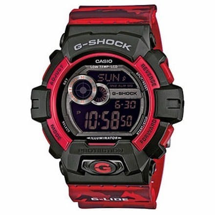 GLS-8900CM-4ER G-SHOCK CAMOUFLAGE ROSSO