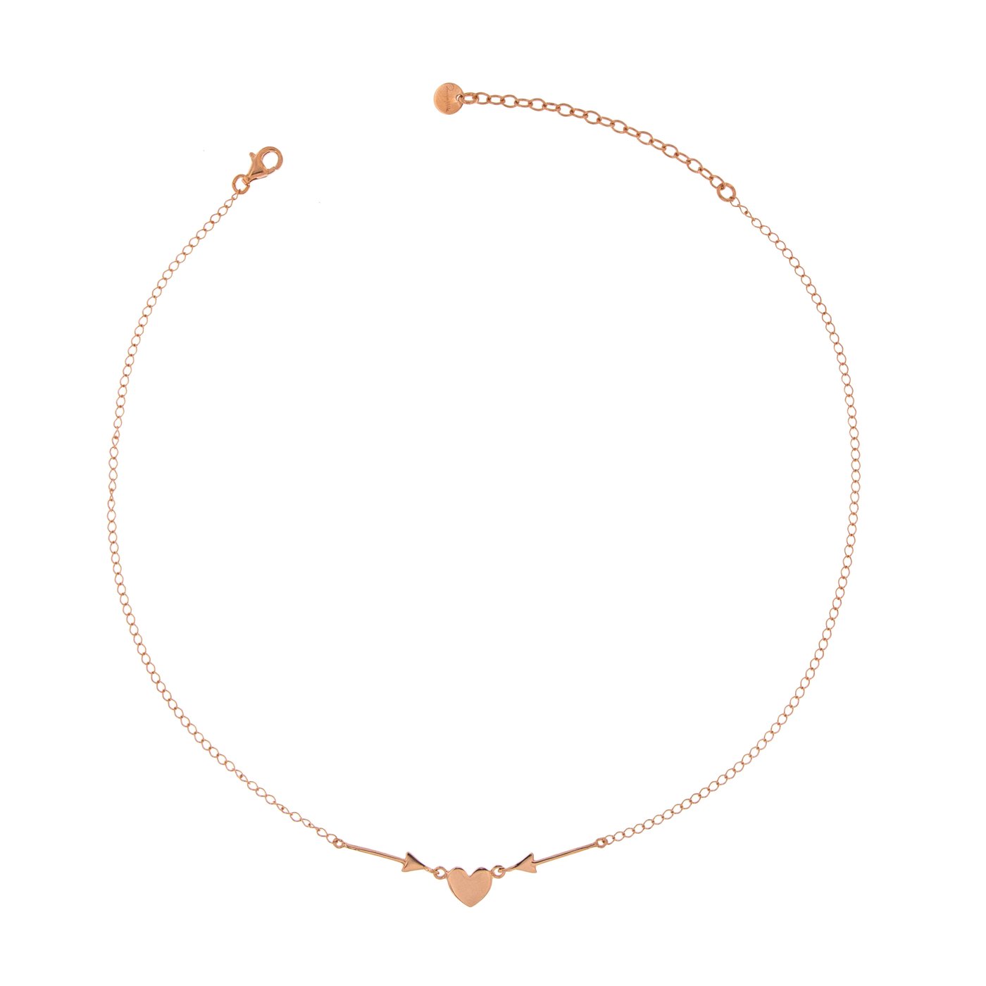 GR-CF COLLANA CUORE FRECCIA CENTRALE