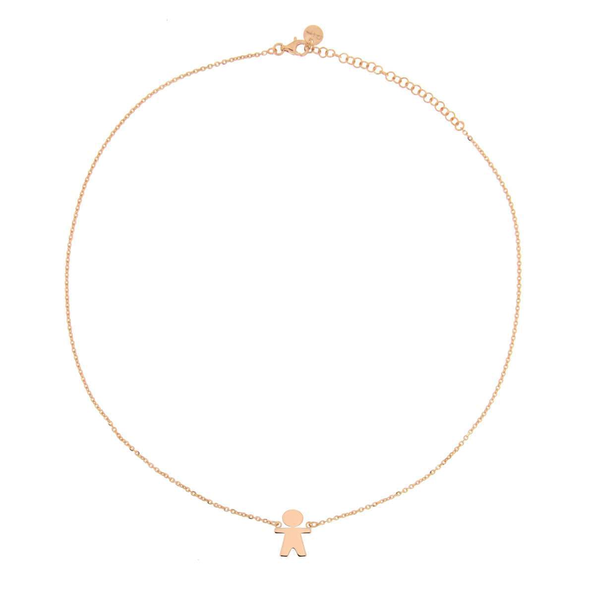 GR001RBIMBO CATENINA BIMBO ORO ROSATO