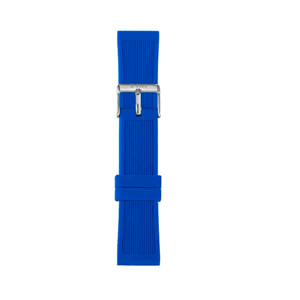 IAM-306-500 I AM GENT BLUE SILICON STRAP SS