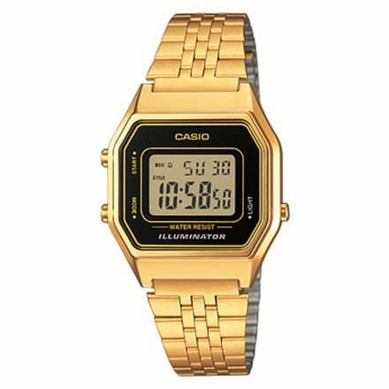 LA680WEGA-1ER CASIO DONNA DORATO INTERNO A CONTRAS