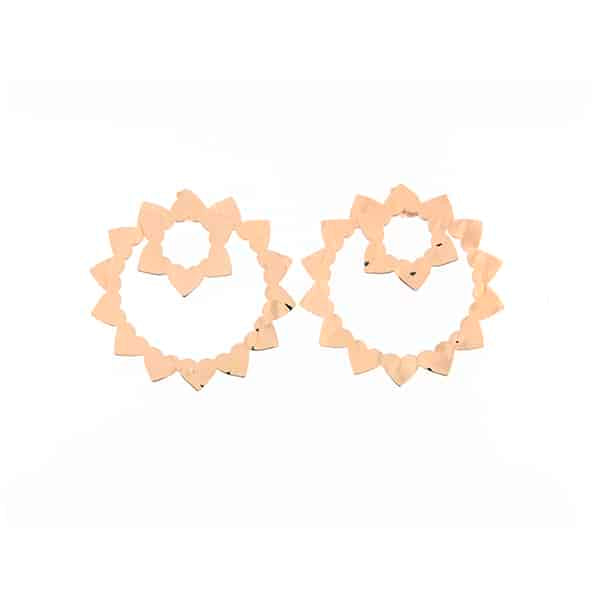 ORMT05 ORECCHINI CON CUORI ARGENTO 925