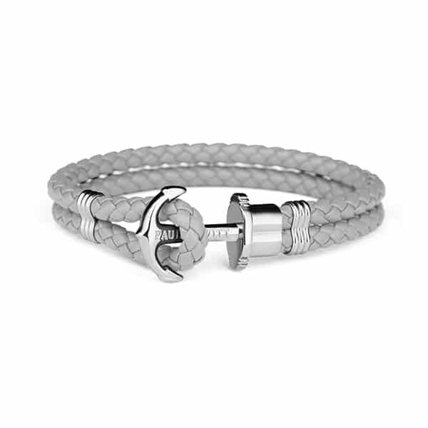 PH-L-S-GR-M PHREP SILVER LETHER GREY