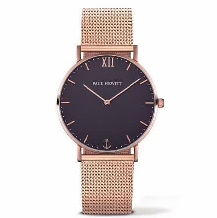 PH-SA-R-SM-B-4S SAILOR LINE ROSE BLUE METAL ROSE