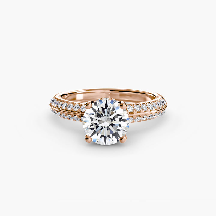 Solitaire with Pavé