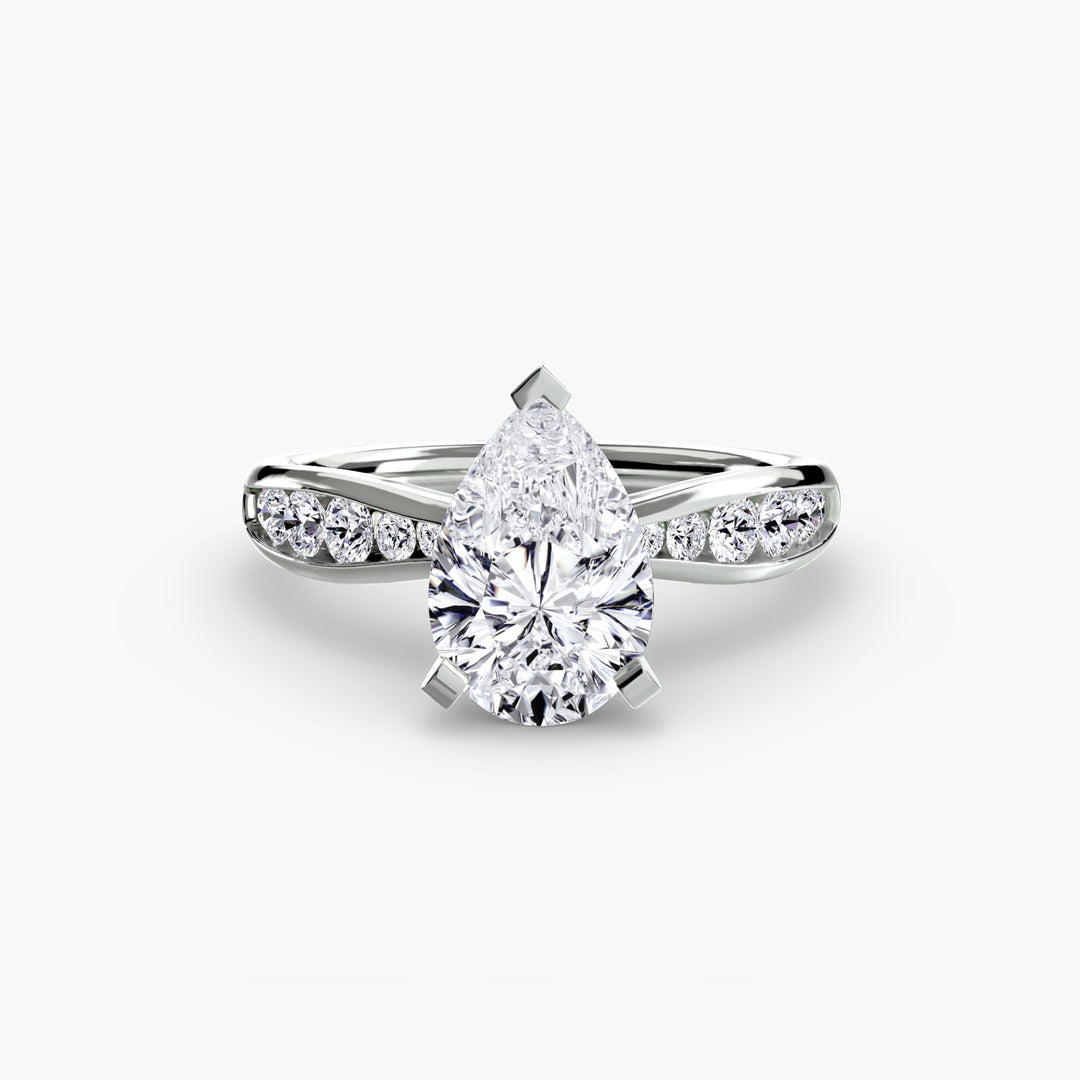 Solitaire with Pavé 3