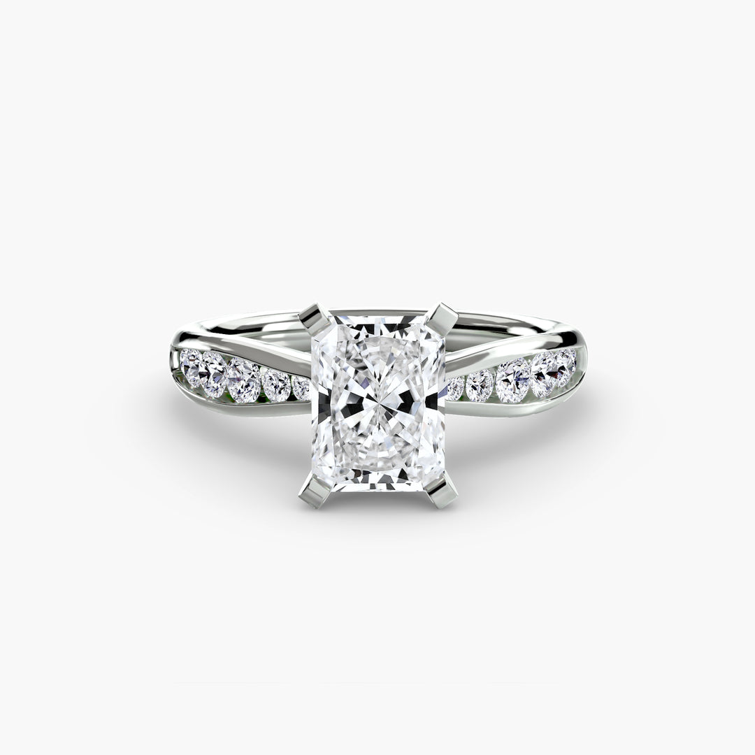 Solitaire with Pavé 3