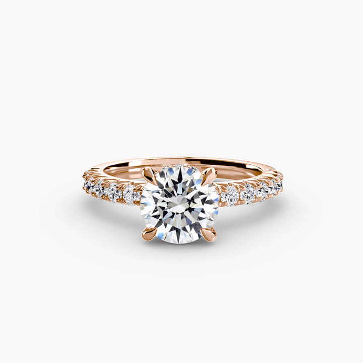 Solitaire with Pavé 6
