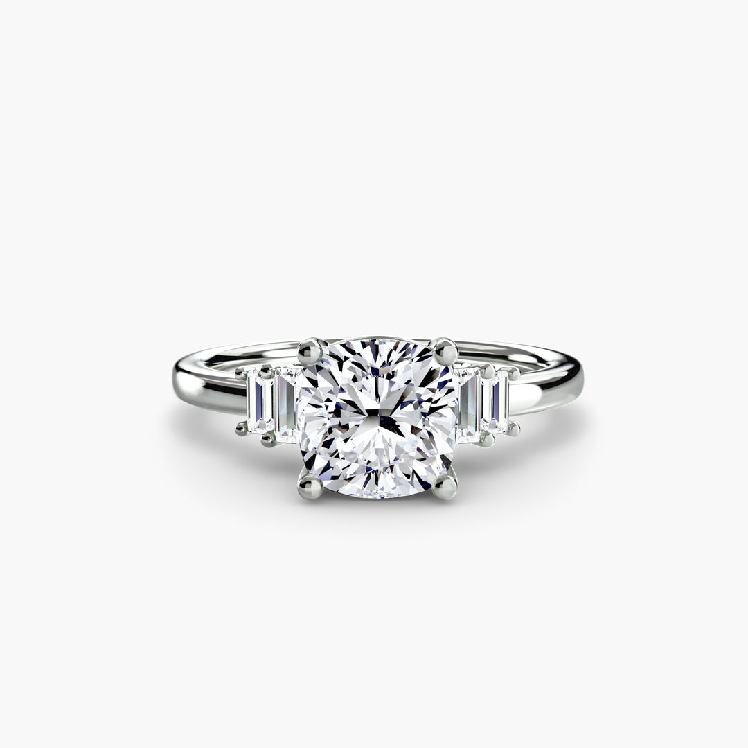 Baguette Accent Solitaire