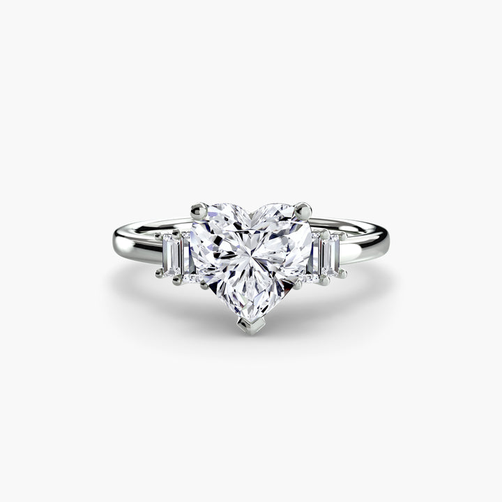 Baguette Accent Solitaire