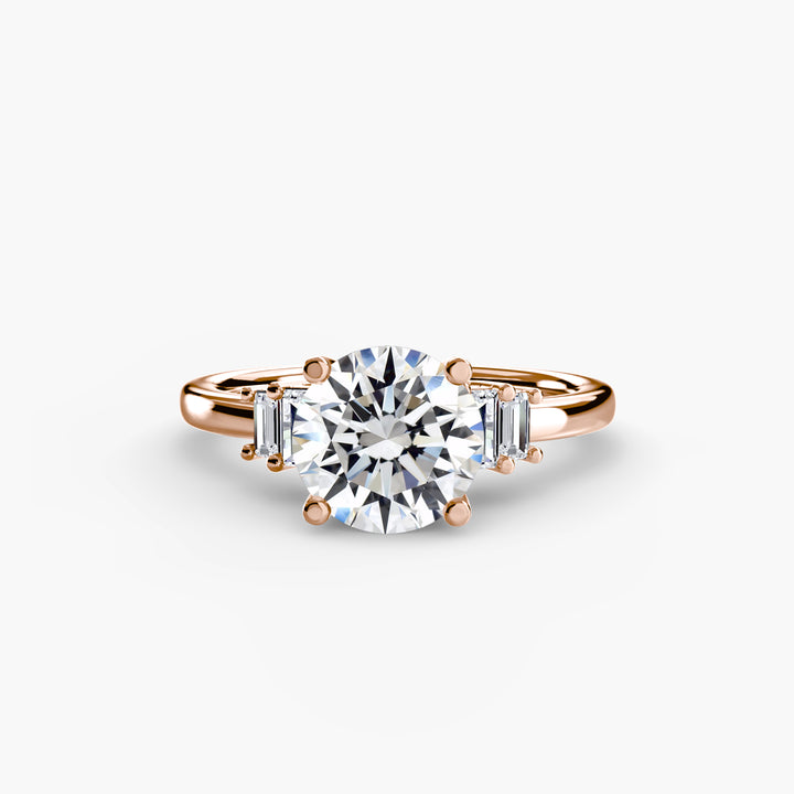 Baguette Accent Solitaire