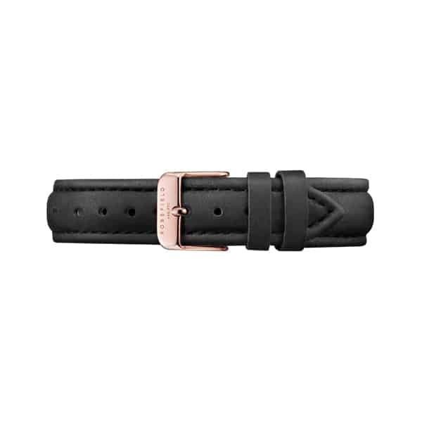 SBLRC-S100 STITCHED BLACK ROSEGOLD CLASP
