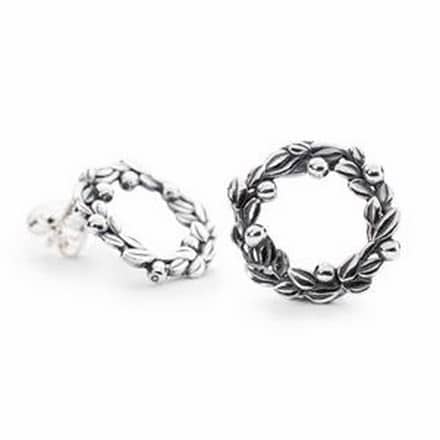 TAGEA-00074 ORECCHINI BACCHE DI MIRTILLO