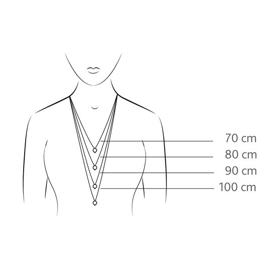 TAGFA-00043 INTERCHANGEABLE FANTASY NECKLACE, 90 C