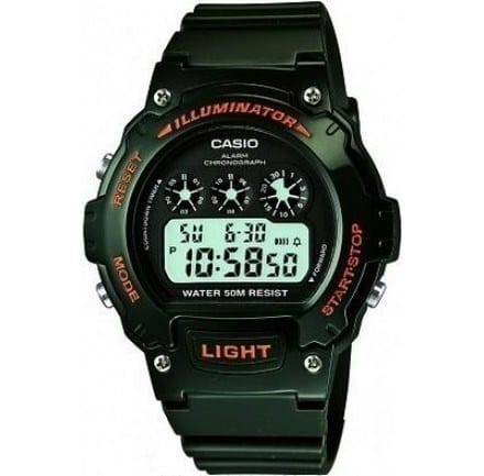 W-214HC-3AVEF CASIO VERDE MILITARE BAMBINO