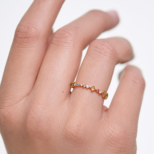 AN01-191-14 ATELIER PAPILLON GOLD RING SIZE 14