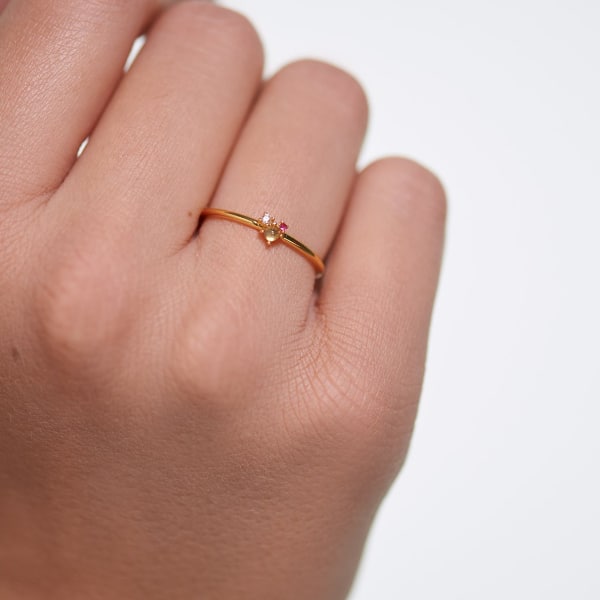 AN01-192-12 ATELIER ROSE BLUSH GOLD RING SIZE 12