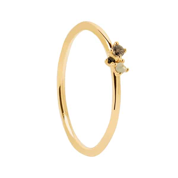 AN01-194-14 ATELIER LIME BLUSH GOLD RING MIS 14