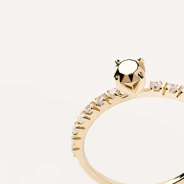 an01-432-12 Extra golden gem gold ring size 12