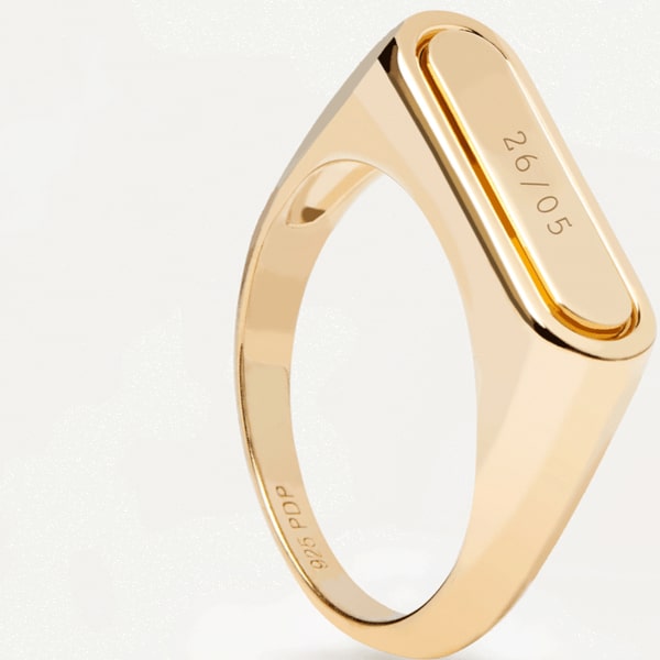 an01-625-14 anello gold ribbon stamp