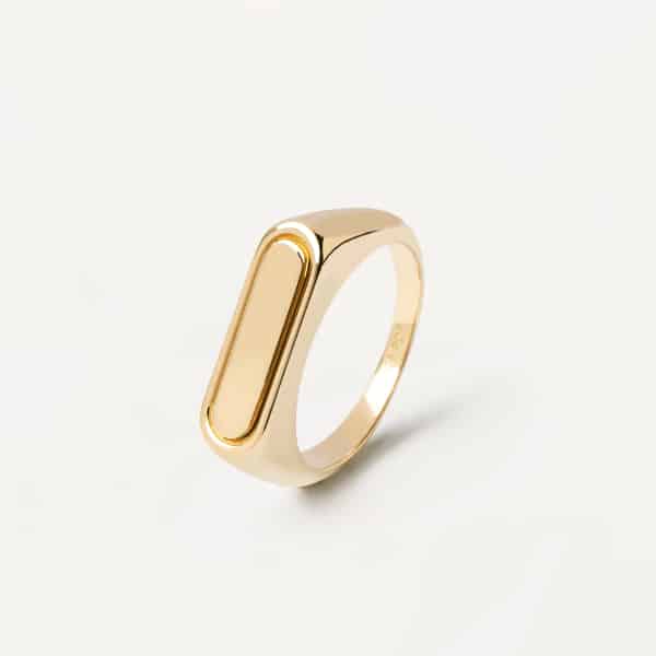an01-625-12 gold stamp ribbon ring