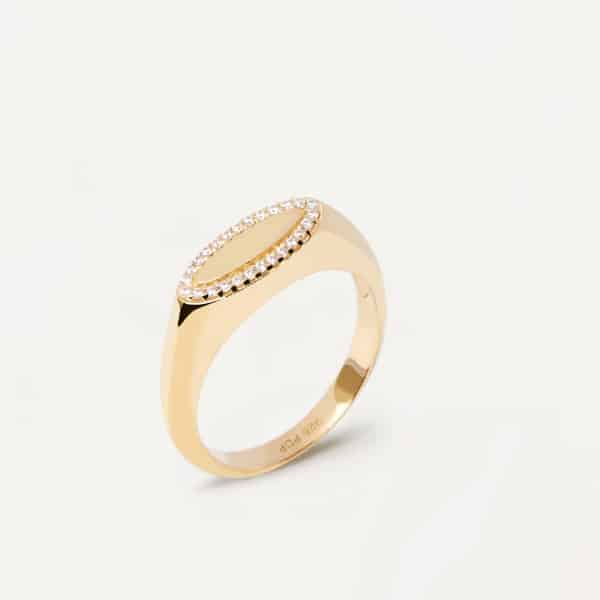 an01-629-12 gold lace stamp ring