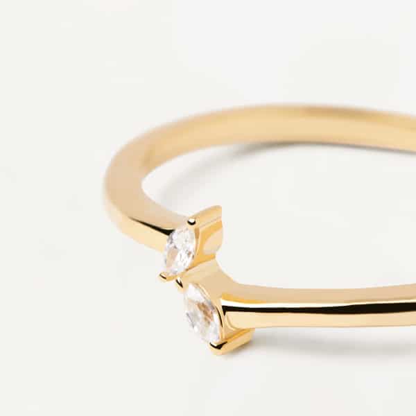 an01-876-14 Eva gold ring size 14