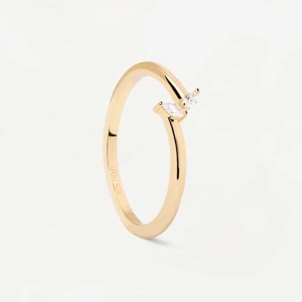 an01-876-14 Eva gold ring size 14