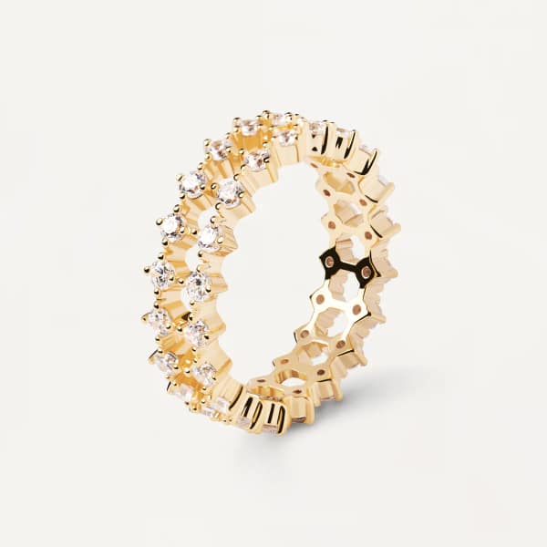 an01-882-14 Slim dumbo gold ring size 14