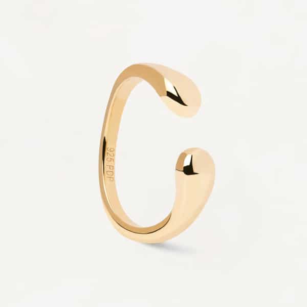an01-903-12 Crush gold ring size 12