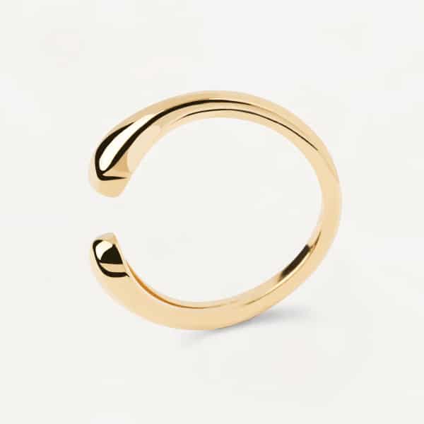 an01-903-14 Crush Gold Ring size 14