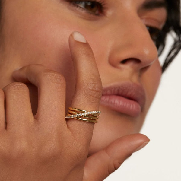 an01-905-14 Cruise gold ring size 14